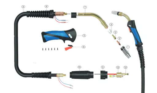 Сварочная горелка MIG EWC-24
