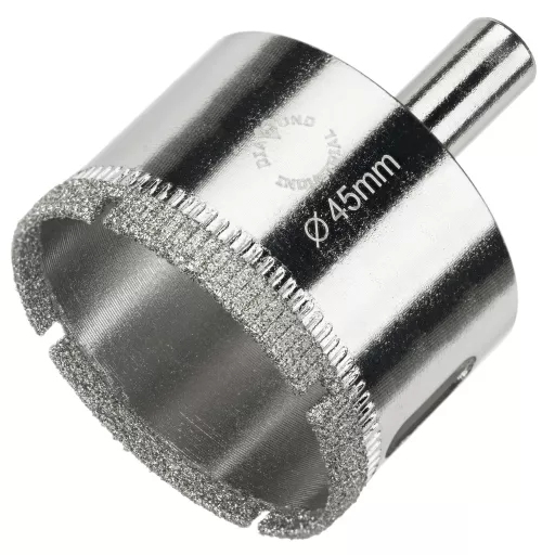 Алмазная коронка по керамике, плитке и стеклу 45 мм Diamond Industrial