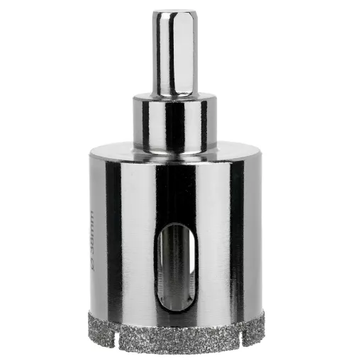 Алмазная коронка по керамограниту, плитке, кафелю 38 мм с центром Diamond Industrial