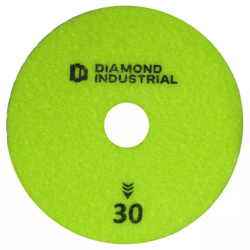 Круг алмазный шлифовальный АГШК черепашка 125 мм №30 Diamond Industrial класс AAA Proff