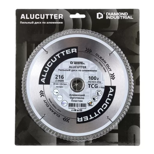 Диск пильный по алюминию, пластику 216х30/25,4 мм, Z=100 TCG AluCutter