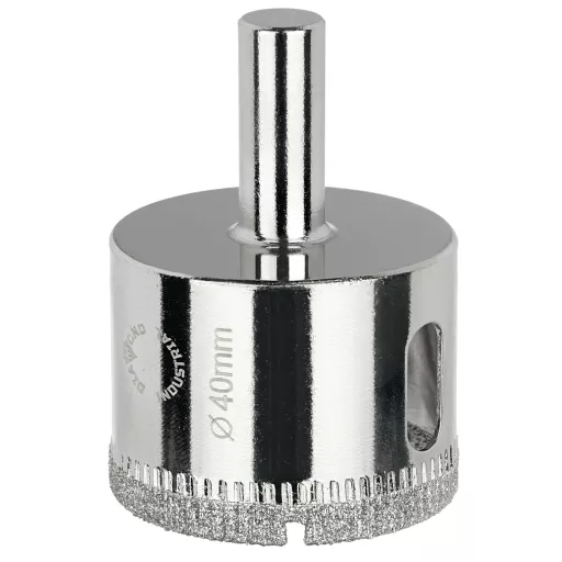 Алмазная коронка по керамике, плитке и стеклу 40 мм Diamond Industrial