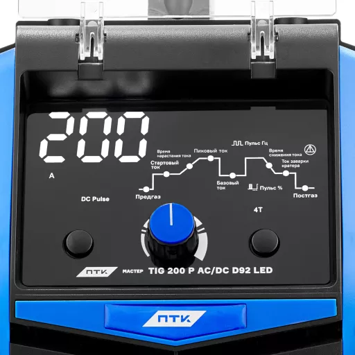 ПТК МАСТЕР TIG 200 P AC/DC D92 LED