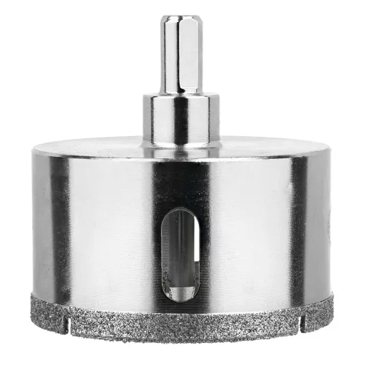 Алмазная коронка по керамограниту, плитке, кафелю 70 мм с центром Diamond Industrial