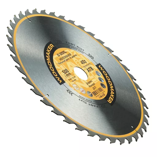 Диск пильный по дереву 500×50/32 мм Z=40 ATB WoodMaker Diamond Industrial
