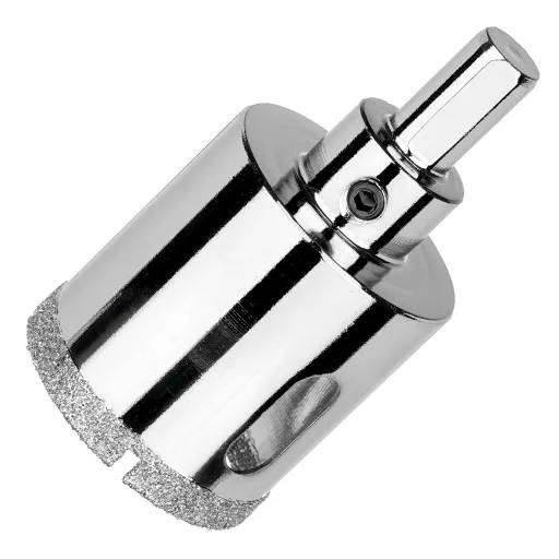 Алмазная коронка по керамограниту, плитке, кафелю 38 мм с центром Diamond Industrial