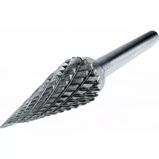 Борфреза твердосплавная тип M 12х25 мм S=6 мм коническая заостренная Diamond Industrial