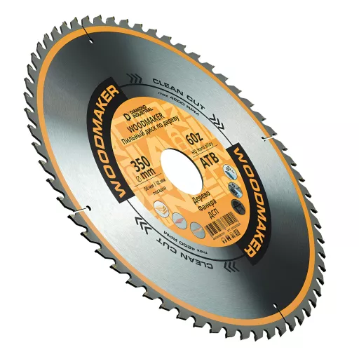 Диск пильный по дереву 350×50/32 мм Z=60 ATB WoodMaker Diamond Industrial