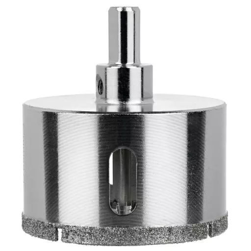 Алмазная коронка по керамограниту, плитке, кафелю 65 мм с центром Diamond Industrial