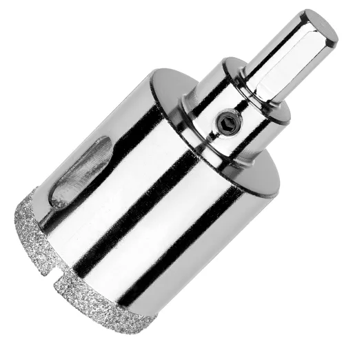 Алмазная коронка по керамограниту, плитке, кафелю 35 мм с центром Diamond Industrial