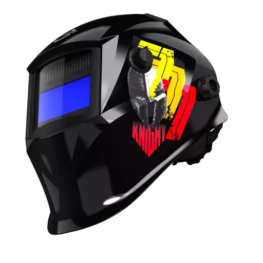 Маска сварщика хамелеон BLACK MASK АСФ 777 K (с наклейкой KNIGHT) 51ST777KN