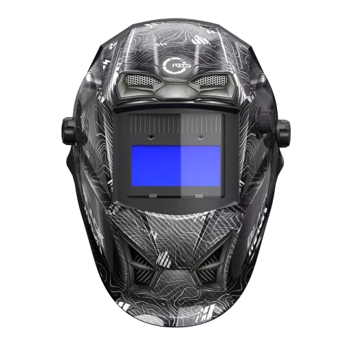 Маска сварщика хамелеон BLACK MASK АСФ 777 P (с наклейкой PHANTOM) 51ST777PH