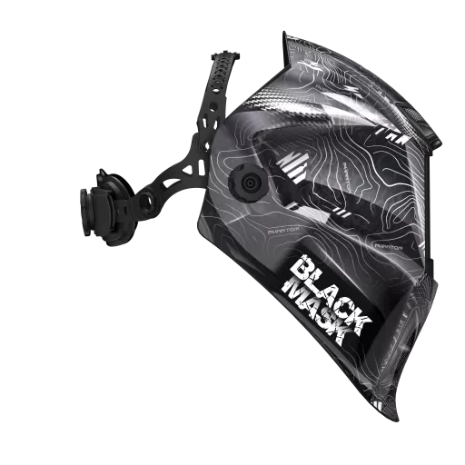 Маска сварщика хамелеон BLACK MASK АСФ 777 P (с наклейкой PHANTOM) 51ST777PH