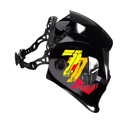 Маска сварщика хамелеон BLACK MASK АСФ 777 K (с наклейкой KNIGHT) 51ST777KN