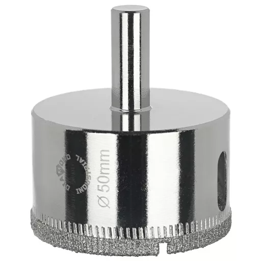 Алмазная коронка по керамике, плитке и стеклу 50 мм Diamond Industrial