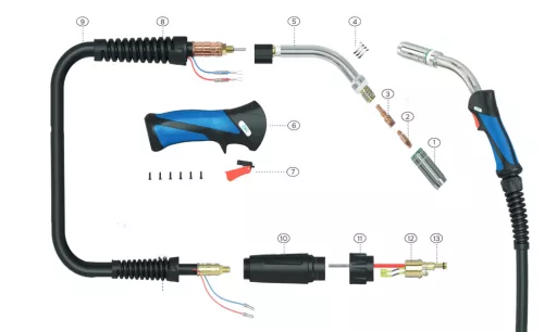 Сварочная горелка MIG EWC-25