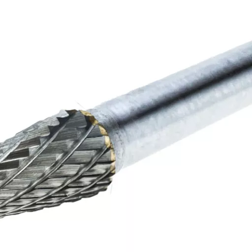 Борфреза твердосплавная тип F 08х18 мм S=6 мм параболическая Diamond Industrial