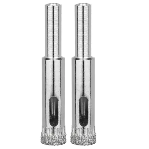 Алмазная коронка по керамограниту, плитке, кафелю 10 мм Diamond Industrial (2 шт)